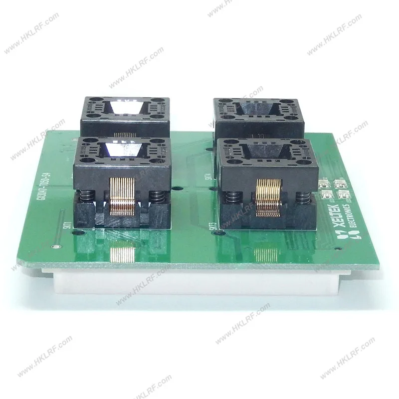 Xeltek GX3047-T050-S4 Quad QFP Socket Adapter for SuperPro 7500N Mass QFP IC Programming
Xeltek GX3047-T050-S4 Quad QFP Socket Adapter for SuperPro 7500N Mass QFP IC Programming