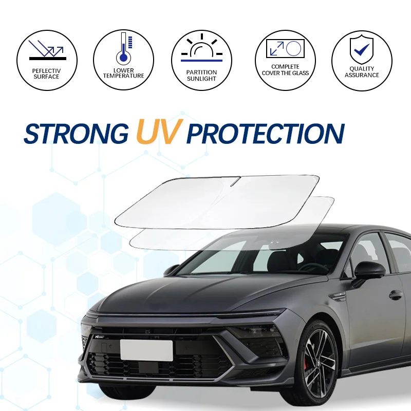 Car Windshield Sun Shade Window Shade Foldable Sun Visor Protector Blocks UV Rays For Hyundai Sonata DN8 Car Summer Accessories
Car Windshield Sun Shade Window Shade Foldable Sun Visor Protector Blocks UV Rays For Hyundai Sonata DN8 Car Summer Accessories