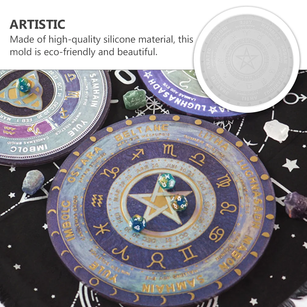 Silicone Mould for Crystal Epoxy DIY Manual Mold Divination Mirror Shape Tray White Baby Pallet Mold Easy Clean Portable Fine
Silicone Mould for Crystal Epoxy DIY Manual Mold Divination Mirror Shape Tray White Baby Pallet Mold Easy Clean Portable Fine