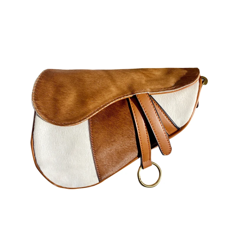 Horsehair Patchwork Saddle Bag Women 2025 New High Quality Horsehide Shoulder Bag Classic Shape Luxury Designer Crossbody Bags
Horsehair Patchwork Saddle Bag Women 2025 New High Quality Horsehide Shoulder Bag Classic Shape Luxury Designer Crossbody Bags