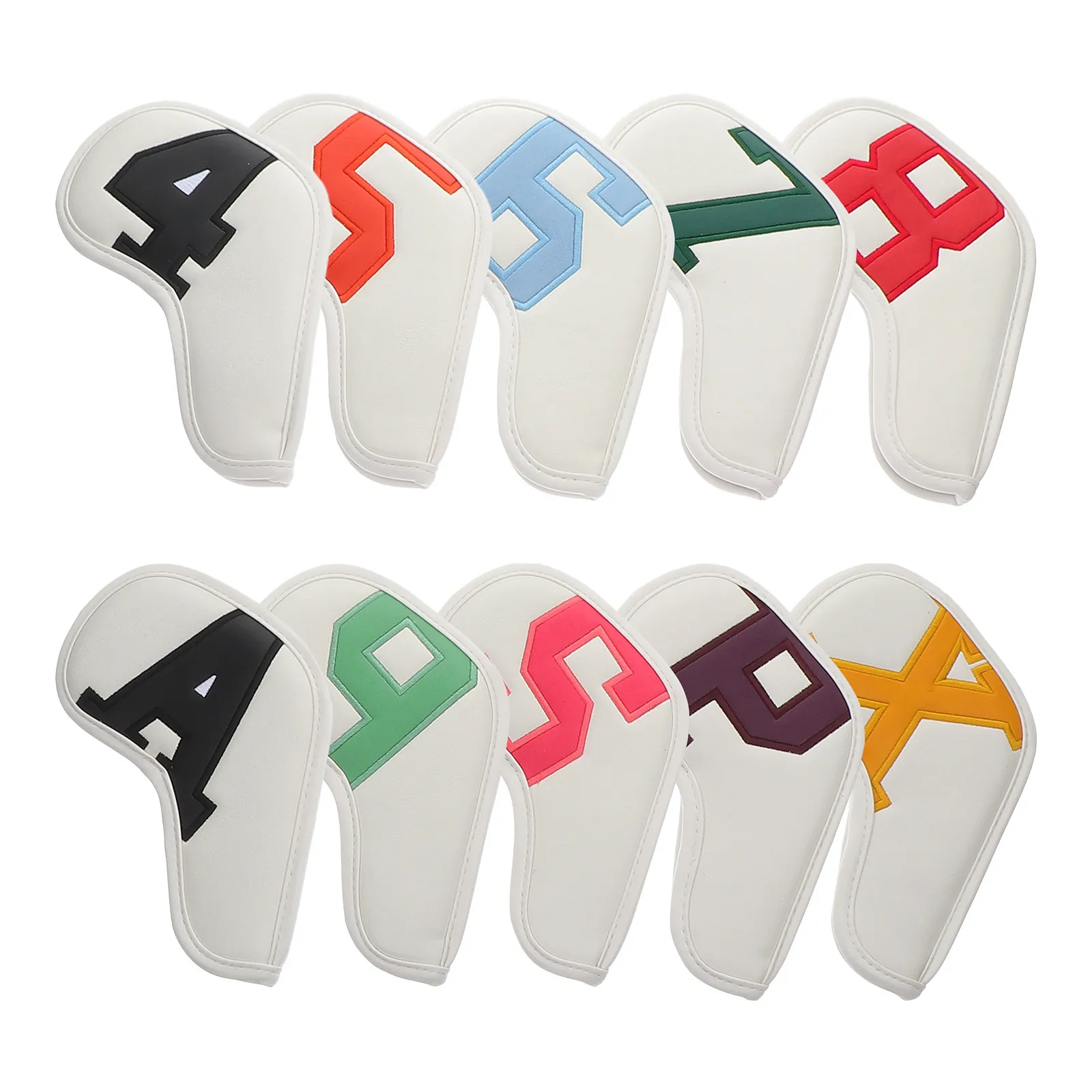 10Pcs Golf Putter Head Cover PU Protective Sleeve for Mallet Putters Universal Protection Travel Storage Gift
10Pcs Golf Putter Head Cover PU Protective Sleeve for Mallet Putters Universal Protection Travel Storage Gift