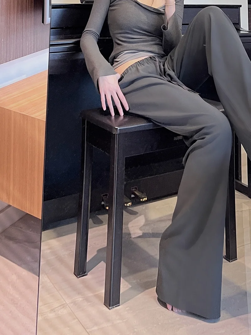 Широкие брюки UCM из шерстяного ацетата с высокой талией, женские, свободные, повседневные, прямого кроя, для весны и лета, для офиса
Широкие брюки UCM из шерстяного ацетата с высокой талией, женские, свободные, повседневные, прямого кроя, для весны и лета, для офиса