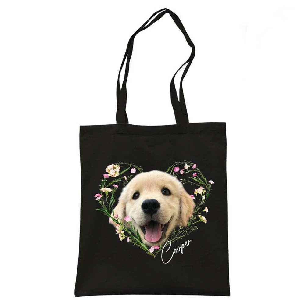 Bright Pet Canvas Tote Bag Custom Golden Retriever Art Print Easy Clean For Pet Mom Gym Trip Seaside Vacation Daily Gift
Bright Pet Canvas Tote Bag Custom Golden Retriever Art Print Easy Clean For Pet Mom Gym Trip Seaside Vacation Daily Gift