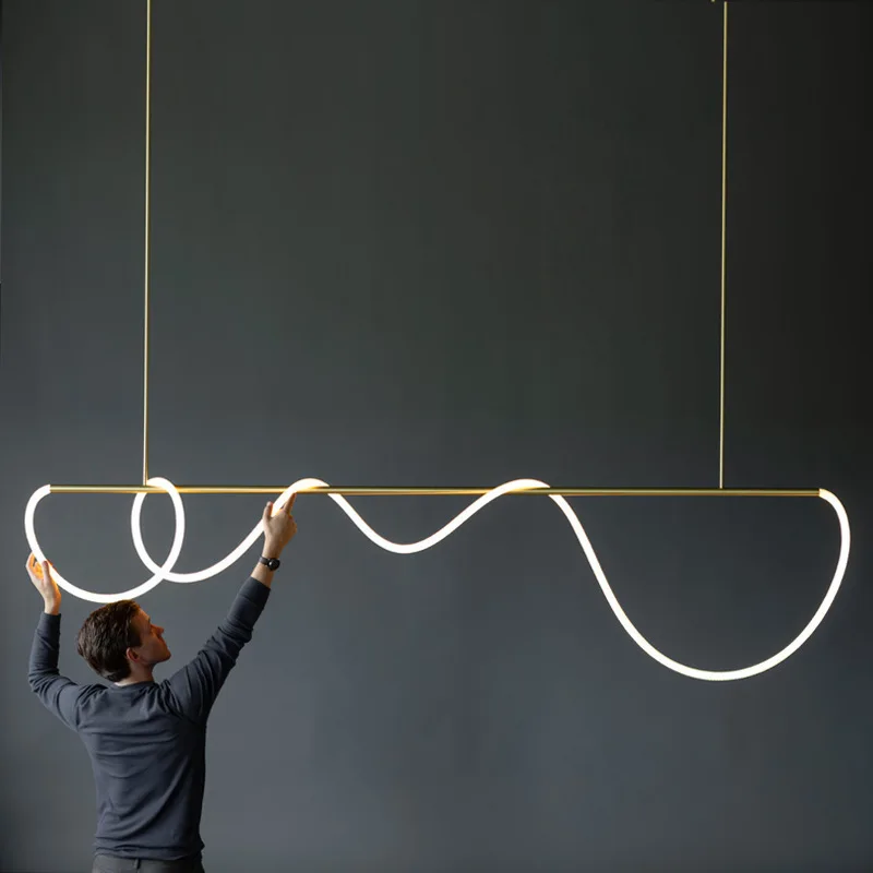 Led Chandeliers For Living Room Dining Pendant Modern Style Hanging Lamp Ceiling Linear Long Strip Designer Light 200CM
Led Chandeliers For Living Room Dining Pendant Modern Style Hanging Lamp Ceiling Linear Long Strip Designer Light 200CM