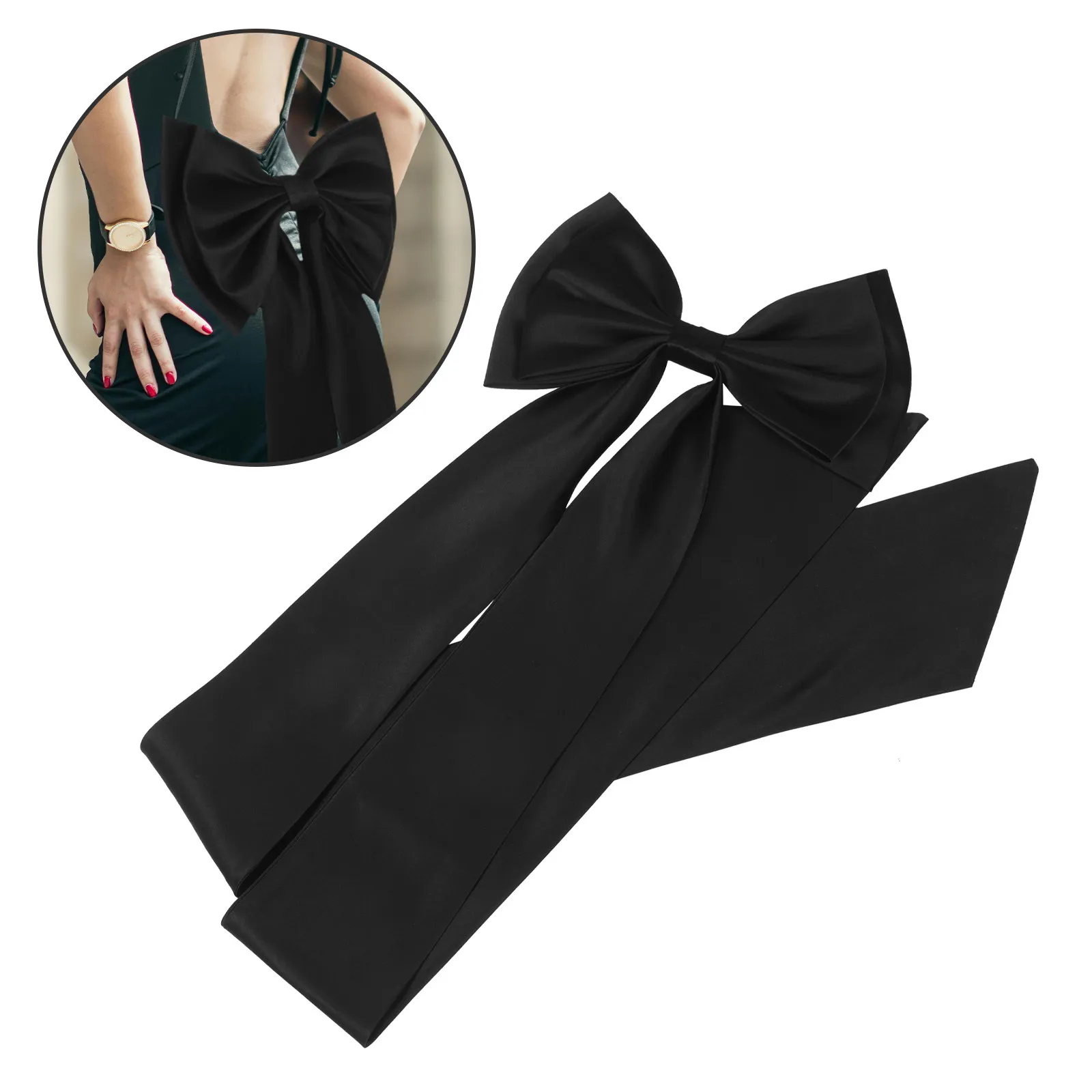 Bridal Bow Belt Detachable Large Adjustable Bow Train Wedding Dress Sash for Bride Stage Bridal Waist Sash
Bridal Bow Belt Detachable Large Adjustable Bow Train Wedding Dress Sash for Bride Stage Bridal Waist Sash