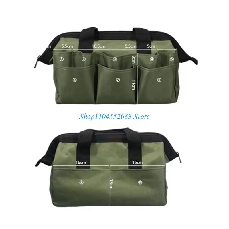 Multipurpose Oxfords Tool Bag Work Apron With Reinforced Stitching for Gardening
Multipurpose Oxfords Tool Bag Work Apron With Reinforced Stitching for Gardening