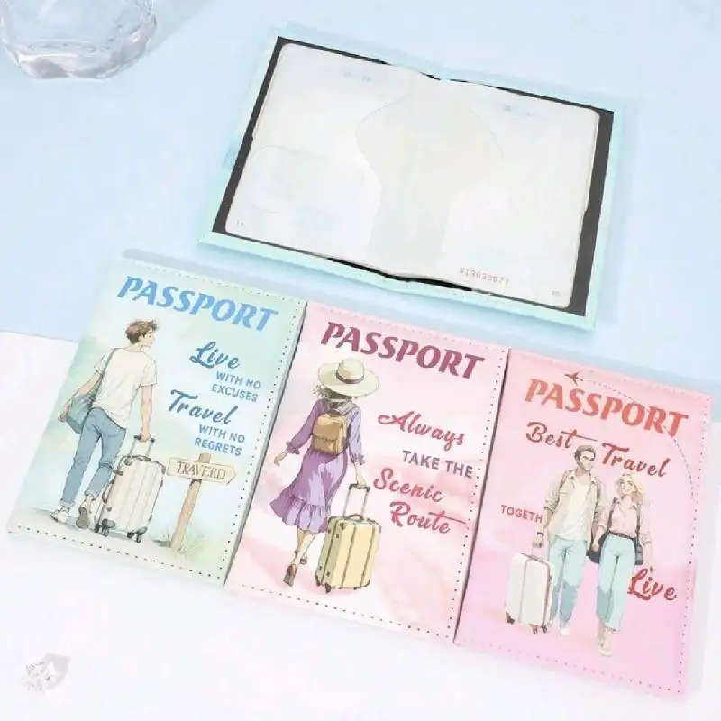2025 New Passport Cover UV Color Printing Couple Passport Holder Ticket Clip Passport Wallet Travel Wallet ID Card Holder Case
2025 New Passport Cover UV Color Printing Couple Passport Holder Ticket Clip Passport Wallet Travel Wallet ID Card Holder Case