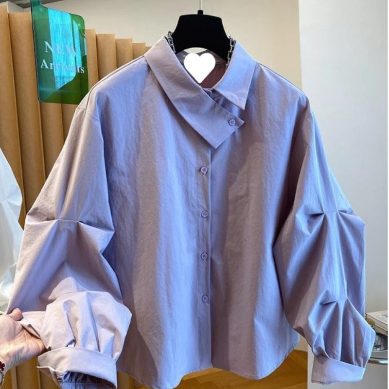 2026 Season New Pleated Design with a Niche Loose and Chic Cotton Collar Long Sleeved Shirt for Women
2026 Season New Pleated Design with a Niche Loose and Chic Cotton Collar Long Sleeved Shirt for Women