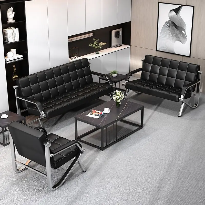 Office sofa simple modern office business reception three-person sofa coffee table cat scratching skin
Office sofa simple modern office business reception three-person sofa coffee table cat scratching skin