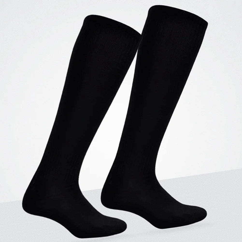 Men Adolescent Sports Anti-Slip Long Football Socks Athletic Soccer Socks Solid Color - Free Size (Black)
Men Adolescent Sports Anti-Slip Long Football Socks Athletic Soccer Socks Solid Color - Free Size (Black)