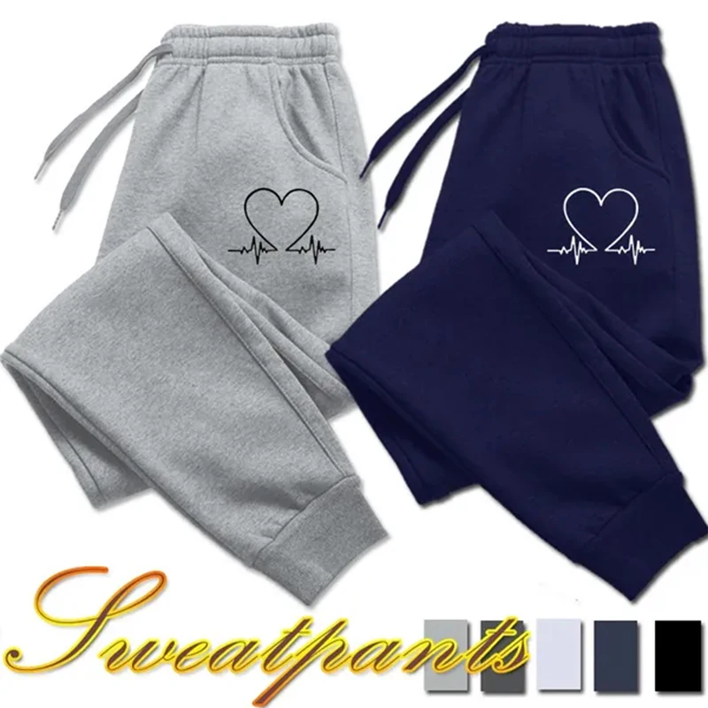 Women Heart Printed Sweatpants Autumn Winter Cotton Long Pants Jogger Trousers Casual Sports Fitness Solid Jogging Unisex Pants
Women Heart Printed Sweatpants Autumn Winter Cotton Long Pants Jogger Trousers Casual Sports Fitness Solid Jogging Unisex Pants