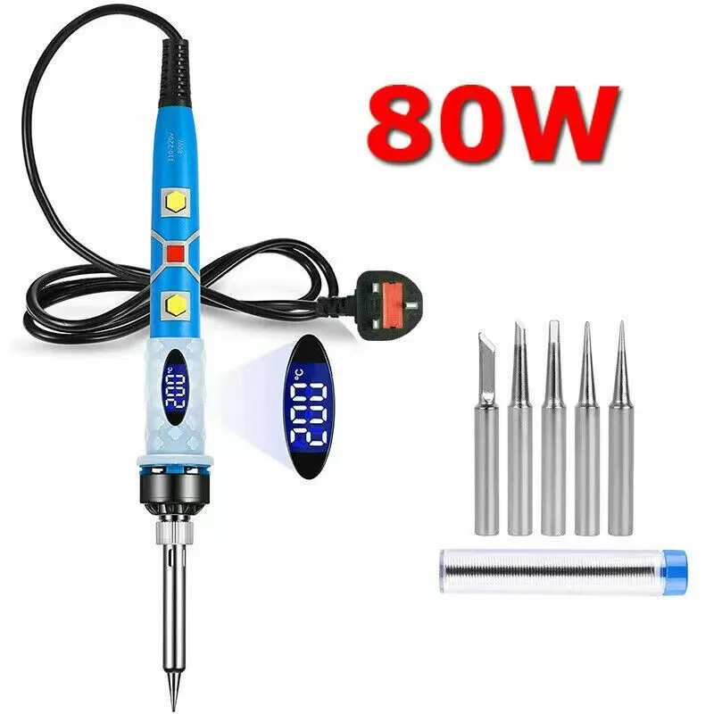 220V digital display electric soldering iron 80W adjustable temperature and constant temperature 110V soldering iron suit
220V digital display electric soldering iron 80W adjustable temperature and constant temperature 110V soldering iron suit