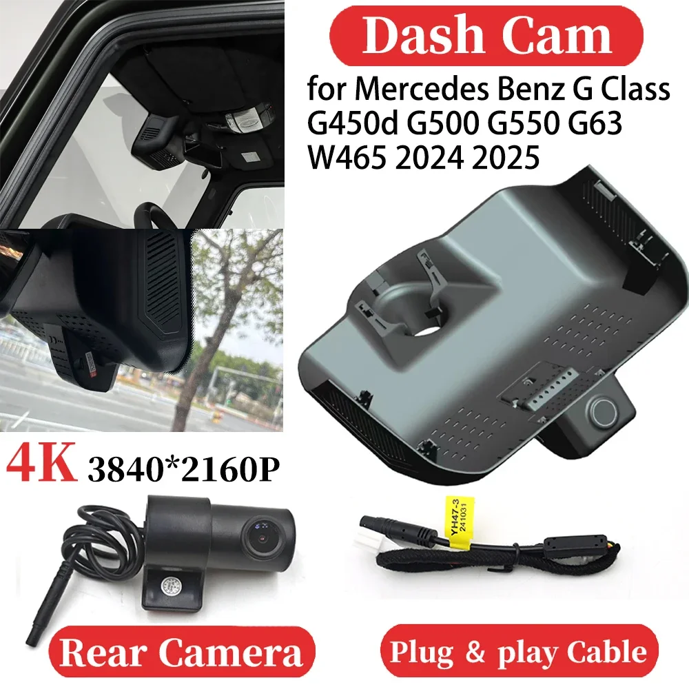ZJCGO UHD Car 4K Video Recorder DVR Dash Cam Dashboard Camera for Mercedes Benz G Class G450d G500 G550 G63 W465 2024 2025 
ZJCGO UHD Car 4K Video Recorder DVR Dash Cam Dashboard Camera for Mercedes Benz G Class G450d G500 G550 G63 W465 2024 2025