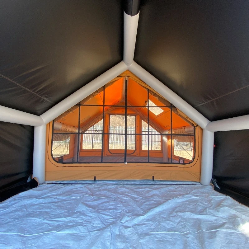 Waterproof 3000+ Oxford Cotton Two Bedrooms Inflatable Camping Tent Quick Automatic Opening 6.3+7.2 Large Space For Family
Waterproof 3000+ Oxford Cotton Two Bedrooms Inflatable Camping Tent Quick Automatic Opening 6.3+7.2 Large Space For Family