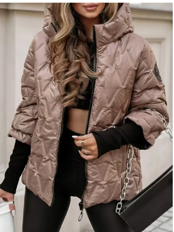 Women's Casual Long Sve Hooded Jaet Coat Knitted Cotton Comfortable Outerwear for Commuting Regular Thin Winter
Women's Casual Long Sve Hooded Jaet Coat Knitted Cotton Comfortable Outerwear for Commuting Regular Thin Winter