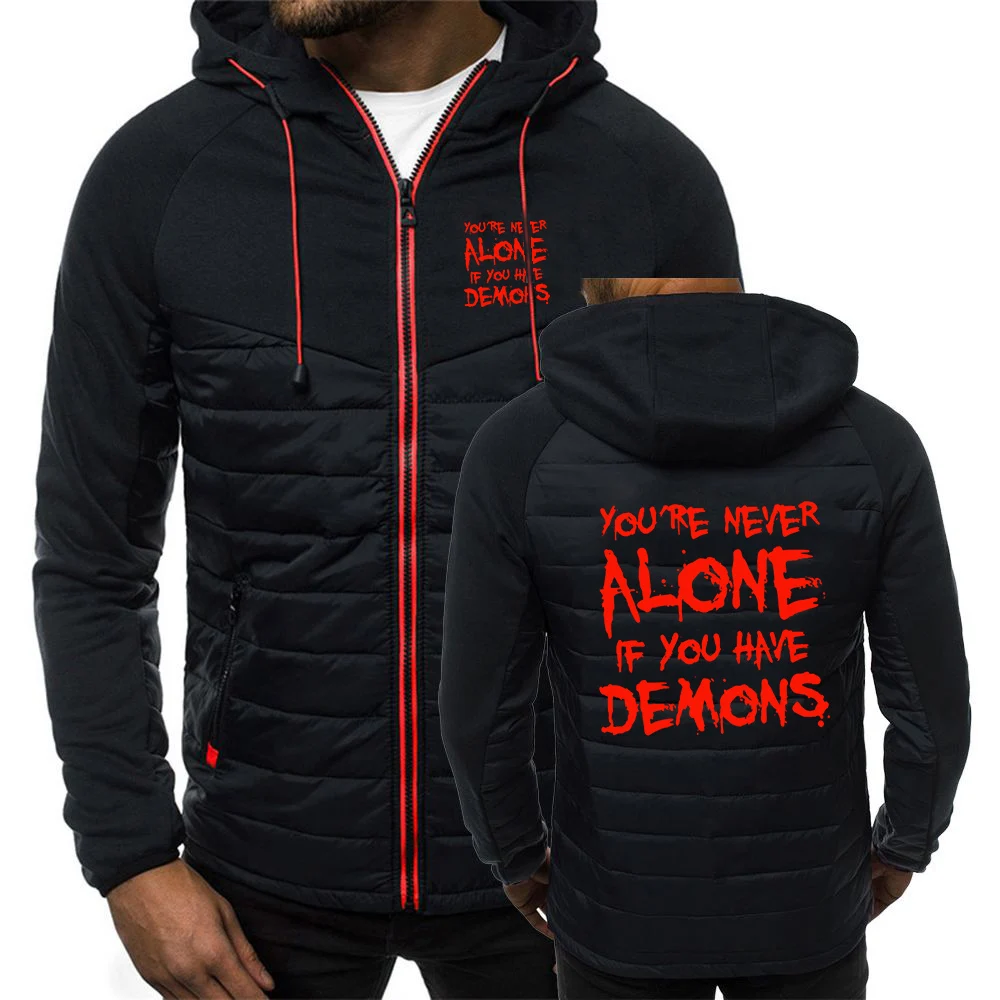 2026 Spring And Autumn Style Cardigan Hoodies Jacket You're Never Alone If You Have Demons Logo Print Men's Street Fashion Coat
2026 Spring And Autumn Style Cardigan Hoodies Jacket You're Never Alone If You Have Demons Logo Print Men's Street Fashion Coat