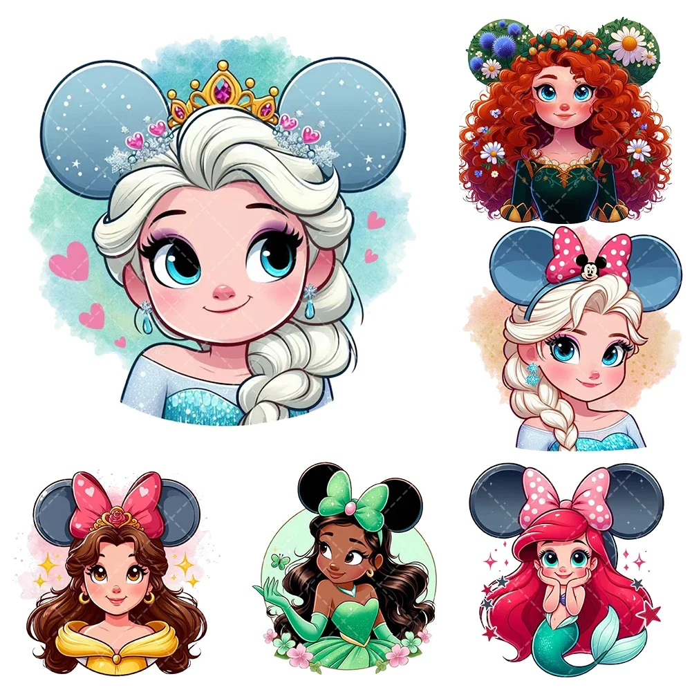 Princess Mickey Disney Iron On Heat Transfer Stickers For Clothes DTF Pinted Vinyl Thermal Appliques Washable T-Shirt Patch
Princess Mickey Disney Iron On Heat Transfer Stickers For Clothes DTF Pinted Vinyl Thermal Appliques Washable T-Shirt Patch