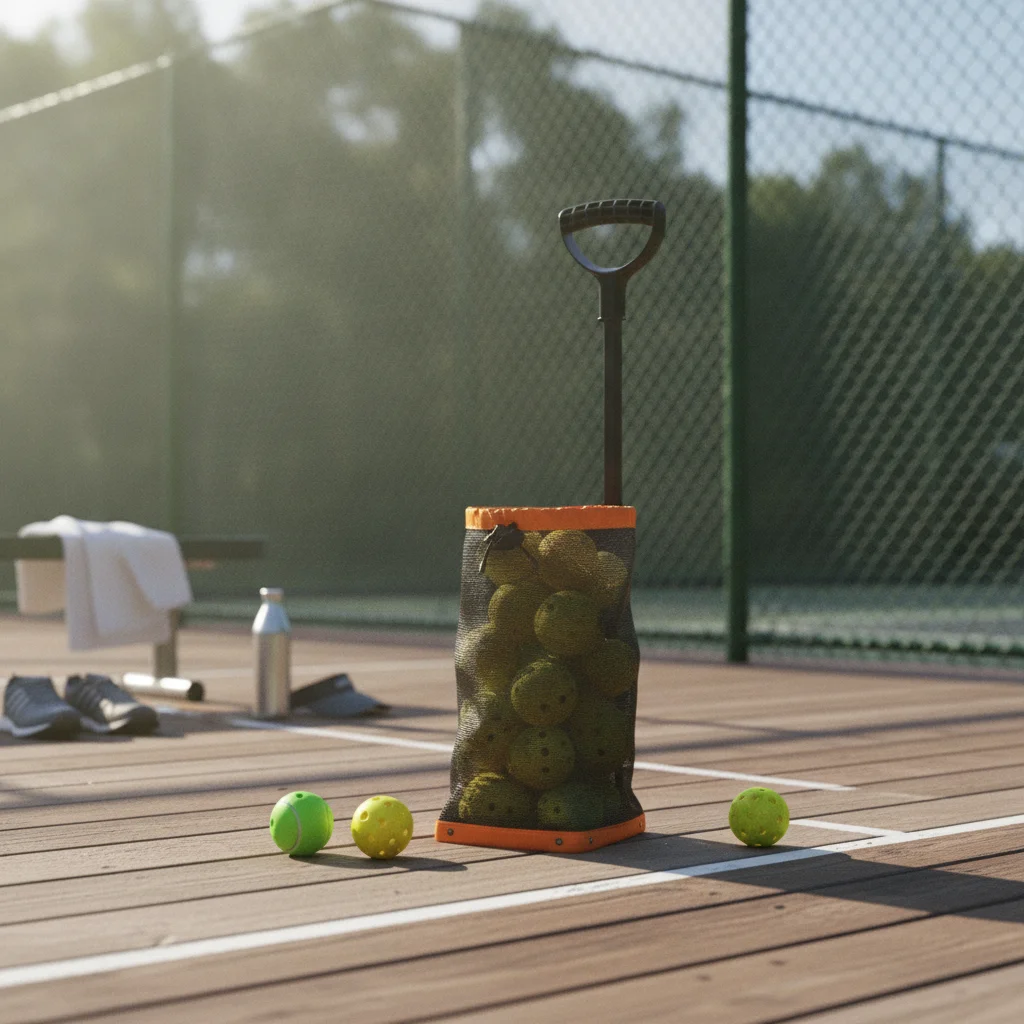 Ball Picker Scoop Style Adjustable Handle Tennis Ball Hopper Ball Basket for Indoor and Outdoor Collection
Ball Picker Scoop Style Adjustable Handle Tennis Ball Hopper Ball Basket for Indoor and Outdoor Collection