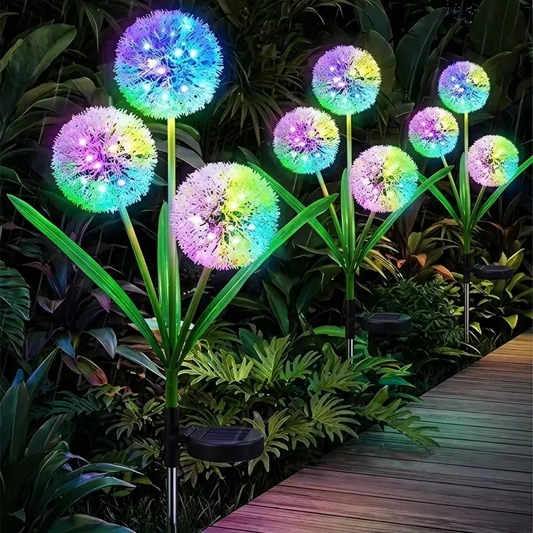 1PC Solar Powered Colorful Dandelion LED Garden Light Waterproof Solar Courtyard Light for Garden Lawn Patio Pathway
1PC Solar Powered Colorful Dandelion LED Garden Light Waterproof Solar Courtyard Light for Garden Lawn Patio Pathway