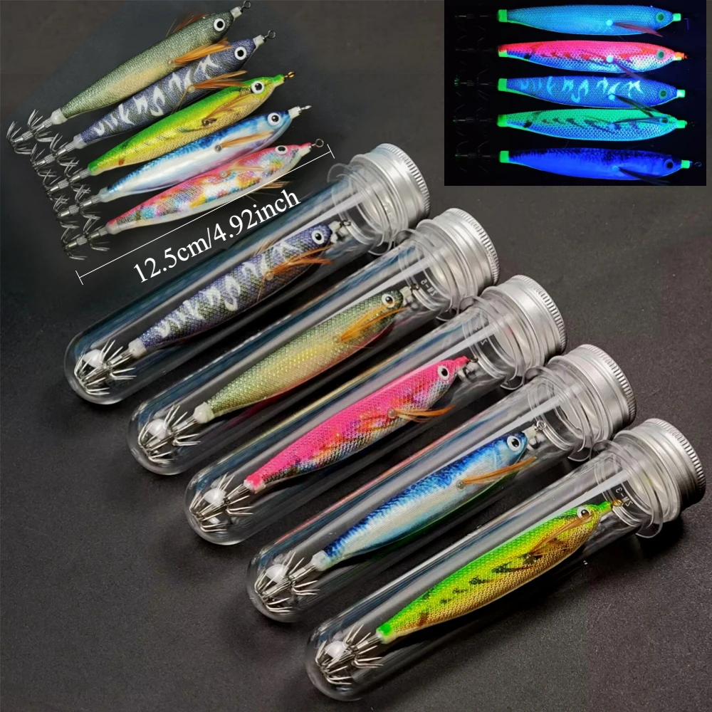 1pc 12.5cm Glow in The Dark Wood Shrimp Horizontal Squid Jig Egi Set UV Squid Lure Sea Cuttlefish Octopus Saltwater Tackle
1pc 12.5cm Glow in The Dark Wood Shrimp Horizontal Squid Jig Egi Set UV Squid Lure Sea Cuttlefish Octopus Saltwater Tackle