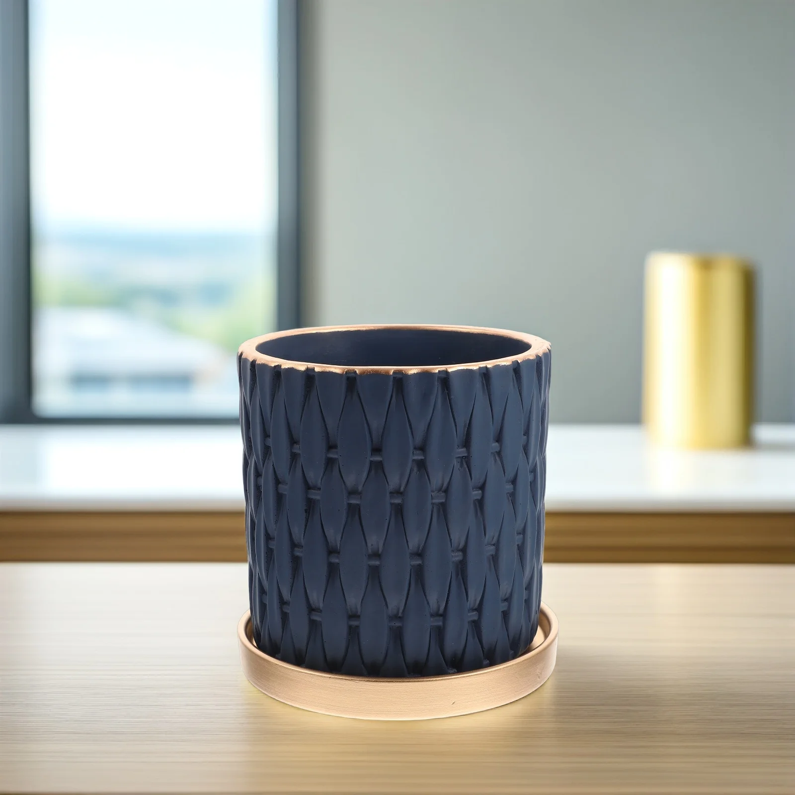Pot Imitation Rattan Flowerpot Indoor Plant Nursery Multipurpose Planting Pots Tray
Pot Imitation Rattan Flowerpot Indoor Plant Nursery Multipurpose Planting Pots Tray