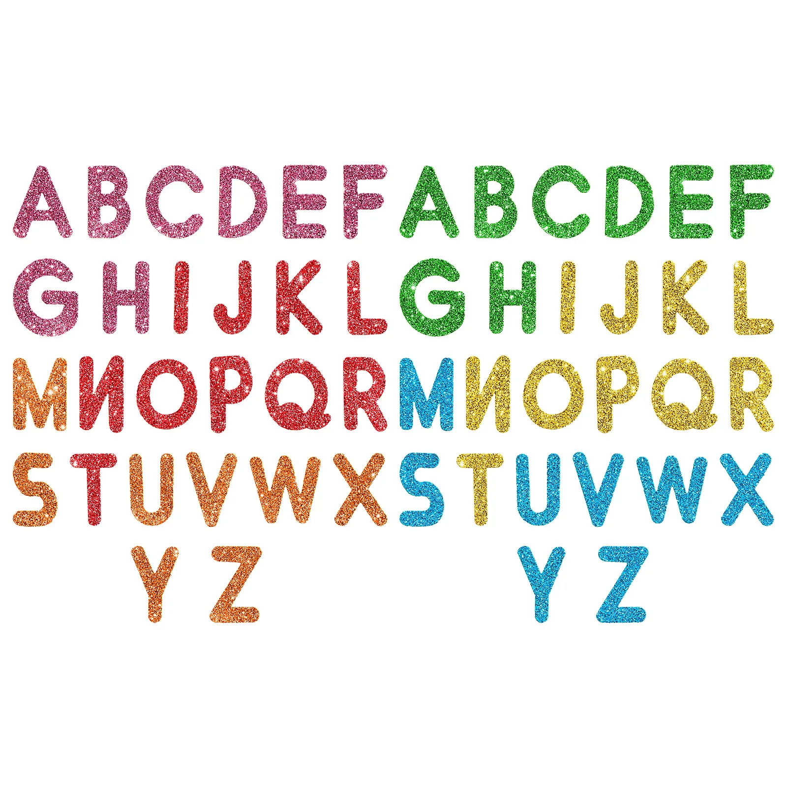 156 Pcs Alphabet Letter Stickers Glitter Foam Adhesive Wall Decor Scrapbook Poster Board Child Room Decorative
156 Pcs Alphabet Letter Stickers Glitter Foam Adhesive Wall Decor Scrapbook Poster Board Child Room Decorative