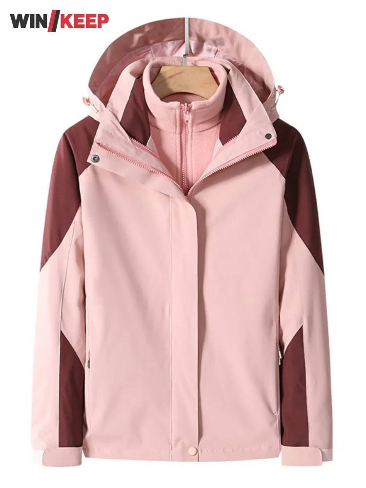 Men Women Autumn Winter Detachable Ziip Fleece Liner Travel Camping Windbreaker Coat Outdoor Warm Windproof Hooded Hiking Jacket
Men Women Autumn Winter Detachable Ziip Fleece Liner Travel Camping Windbreaker Coat Outdoor Warm Windproof Hooded Hiking Jacket