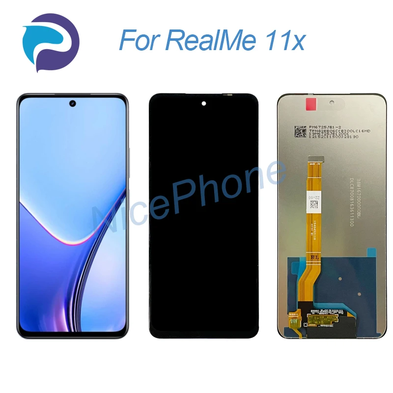 Для RealMe 11x ЖК-дисплей кодирующий преобразователь сенсорного экрана в сборе Замена 6,72 "RMX3785 для RealMe 11x экран ЖК-дисплей
Для RealMe 11x ЖК-дисплей кодирующий преобразователь сенсорного экрана в сборе Замена 6,72 "RMX3785 для RealMe 11x экран ЖК-дисплей