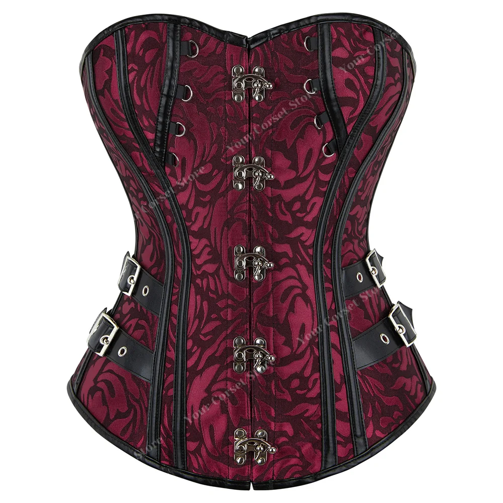 Steampunk Corset women Gothic Bustier Corset Top Vintage Pirate Costume With Corset for Women Steampunk Femme Cosplay
Steampunk Corset women Gothic Bustier Corset Top Vintage Pirate Costume With Corset for Women Steampunk Femme Cosplay