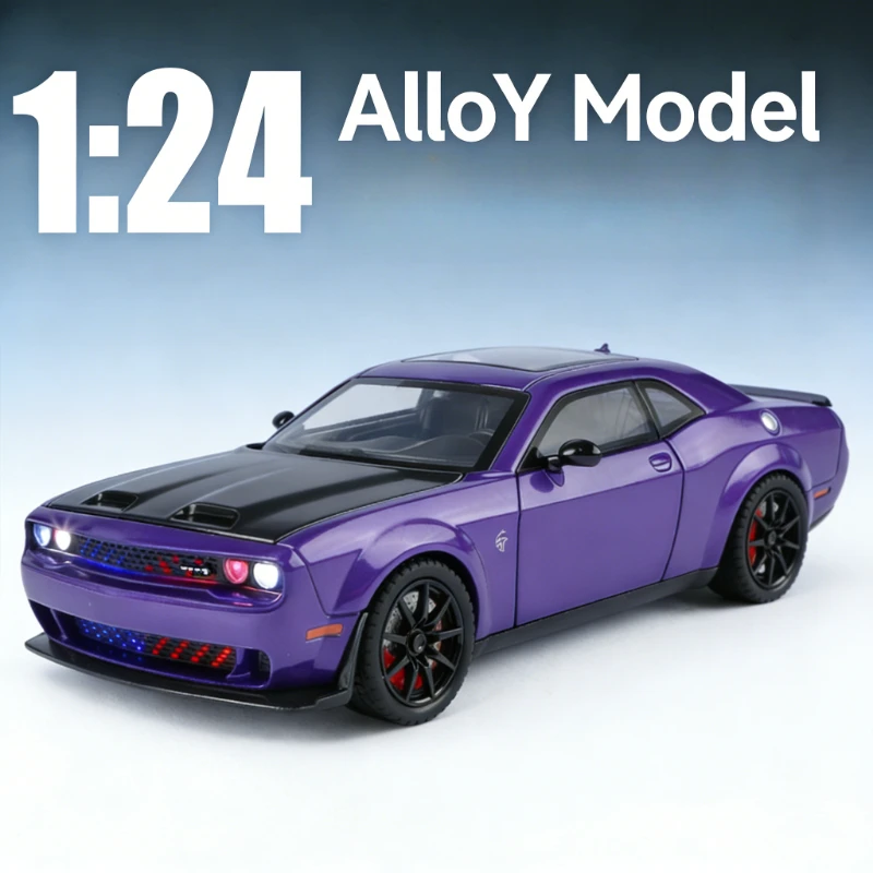 1:24 SRT Hellcat Sports Car Simulation Alloy Car Model Static Decoration Sound Light Model Toy Gifts
1:24 SRT Hellcat Sports Car Simulation Alloy Car Model Static Decoration Sound Light Model Toy Gifts