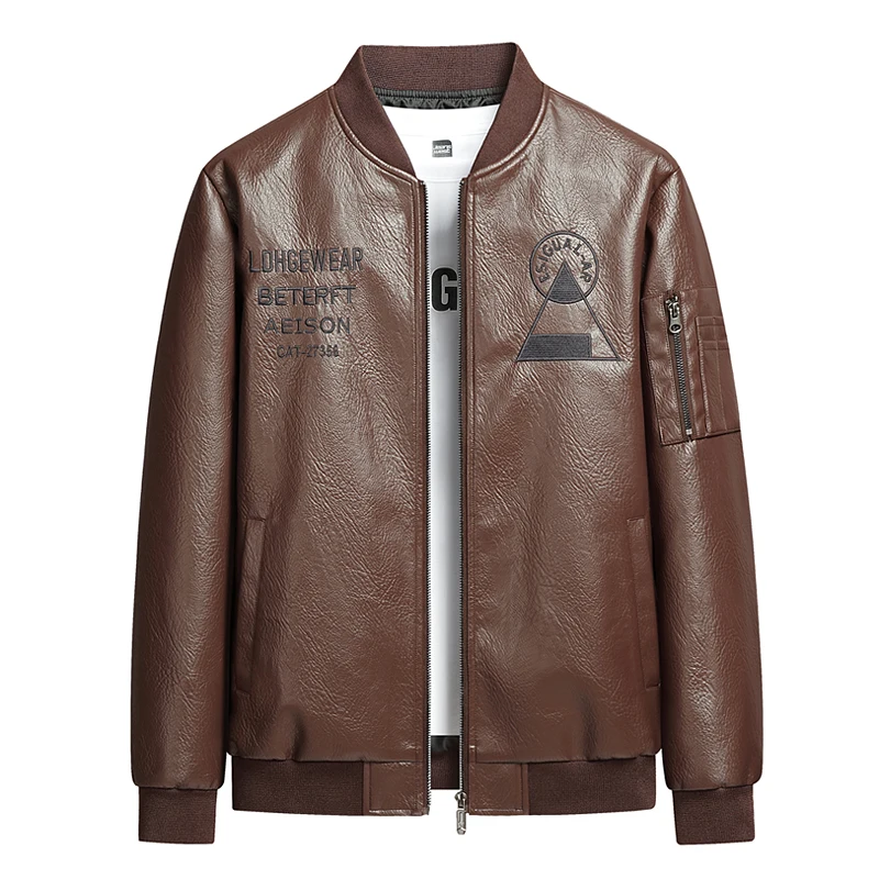 2025 Autumn New Men Black Biker PU Leather Coat Korean Fashion Men Pu Leather Jacket Trend Casual Fit Slim Baseball Clothes 8Xl
2025 Autumn New Men Black Biker PU Leather Coat Korean Fashion Men Pu Leather Jacket Trend Casual Fit Slim Baseball Clothes 8Xl