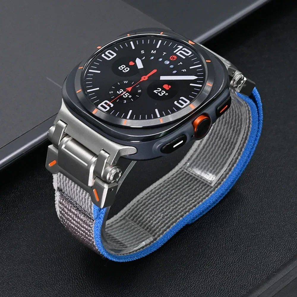 Ремешок нейлоновый для Samsung Galaxy Watch Ultra 47 мм, спортивный мягкий браслет без зазора для SAMSUNG GALAXY ULTRA 47 мм
Ремешок нейлоновый для Samsung Galaxy Watch Ultra 47 мм, спортивный мягкий браслет без зазора для SAMSUNG GALAXY ULTRA 47 мм