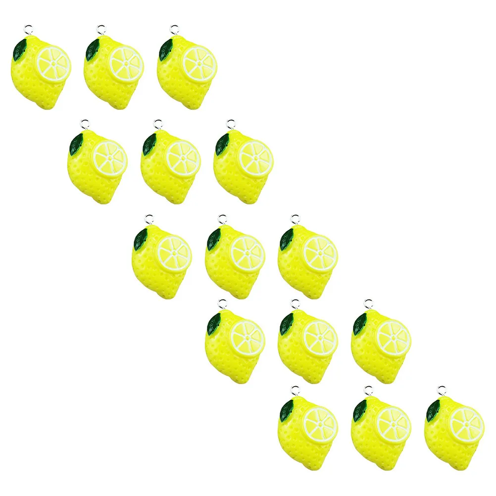 30Pcs Lemon Shape Jewelry Pendants Fruit Creative DIY Earring Charms Alloy Resin Supplies Necklace Bracelet Keychain Decoration
30Pcs Lemon Shape Jewelry Pendants Fruit Creative DIY Earring Charms Alloy Resin Supplies Necklace Bracelet Keychain Decoration