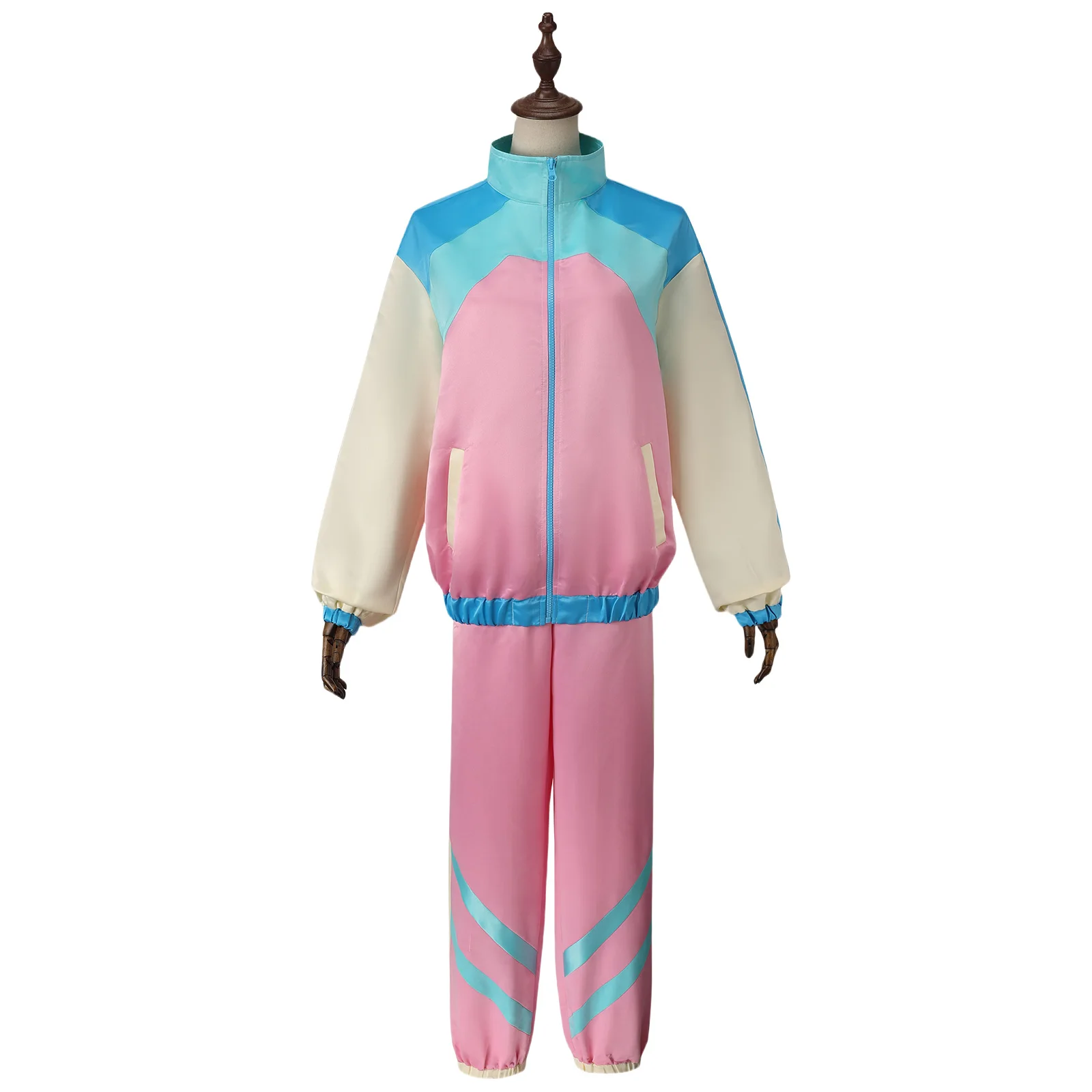 80s Disco Tracksuit Blue Pink Colorblock Sportswear Retro Hip Hop 2pcs Jogging Wear 90s Shell Suit Outfits Halloween Costumes
80s Disco Tracksuit Blue Pink Colorblock Sportswear Retro Hip Hop 2pcs Jogging Wear 90s Shell Suit Outfits Halloween Costumes