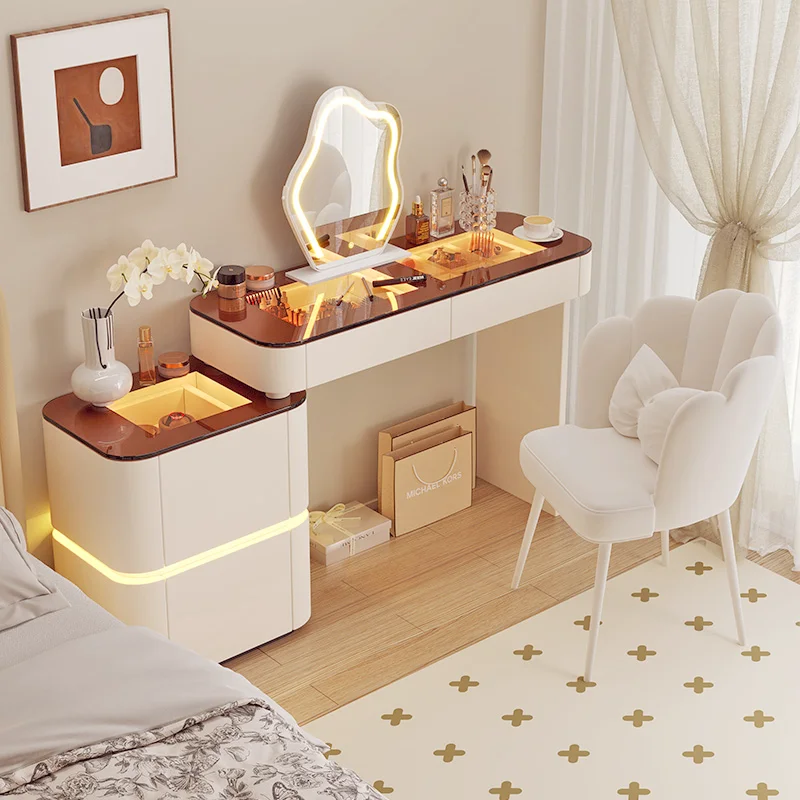 Furniture Luxury Makeup Chair Home Hotel Dressing Table Minimalist Bedroom Set Organizer Salon Tocadores Bedside Dresser
Furniture Luxury Makeup Chair Home Hotel Dressing Table Minimalist Bedroom Set Organizer Salon Tocadores Bedside Dresser