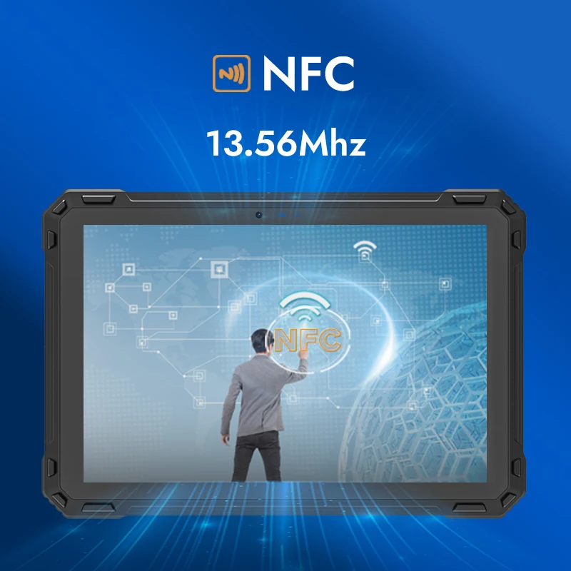 CENAVA Android 11 8+128GB Rugged Tablet With Fingerprint 10.1 Inch 4G Waterproof IP68 Rugged Tablet PC