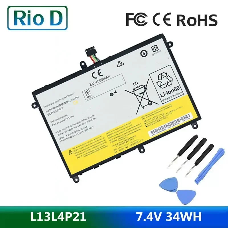 Новый аккумулятор для ноутбука L13L4P21 7,4 В 34WH L13M4P21 для Lenovo Ideapad Yoga 2 11 20332 2332 20428 121500223 121500224
Новый аккумулятор для ноутбука L13L4P21 7,4 В 34WH L13M4P21 для Lenovo Ideapad Yoga 2 11 20332 2332 20428 121500223 121500224