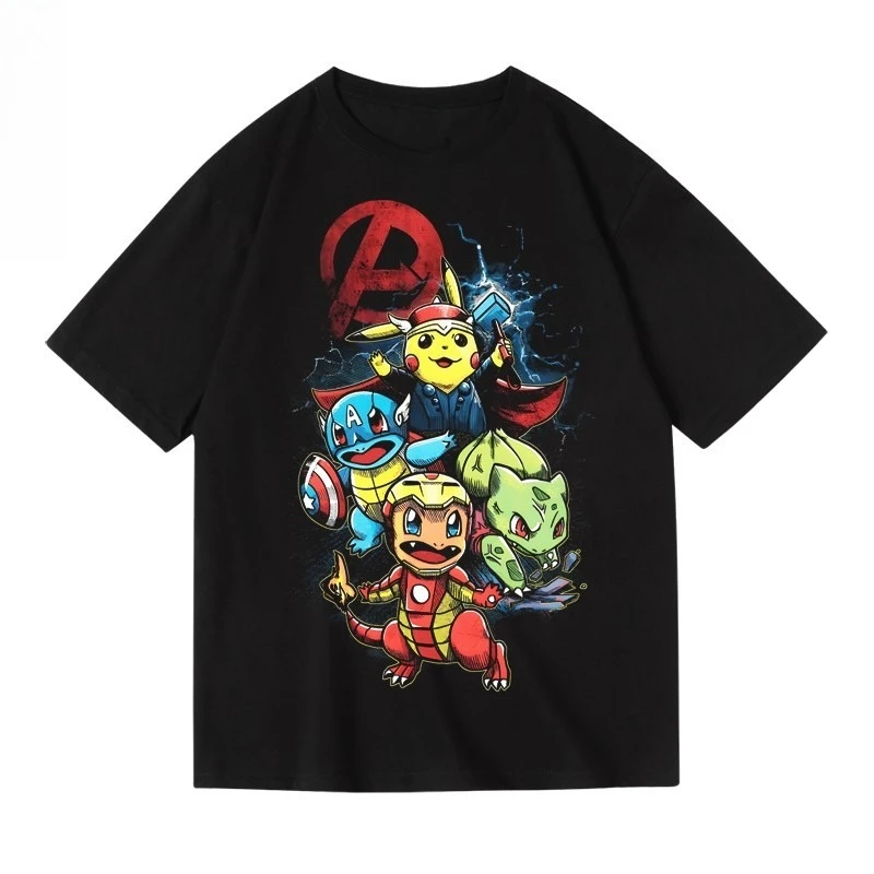 Avengers Joint Peripheral Trend Pure Cotton Short Half-sleeved Tshirt Men's and Women's Summer Casual Short-sleeved Half-sleeved
Avengers Joint Peripheral Trend Pure Cotton Short Half-sleeved Tshirt Men's and Women's Summer Casual Short-sleeved Half-sleeved