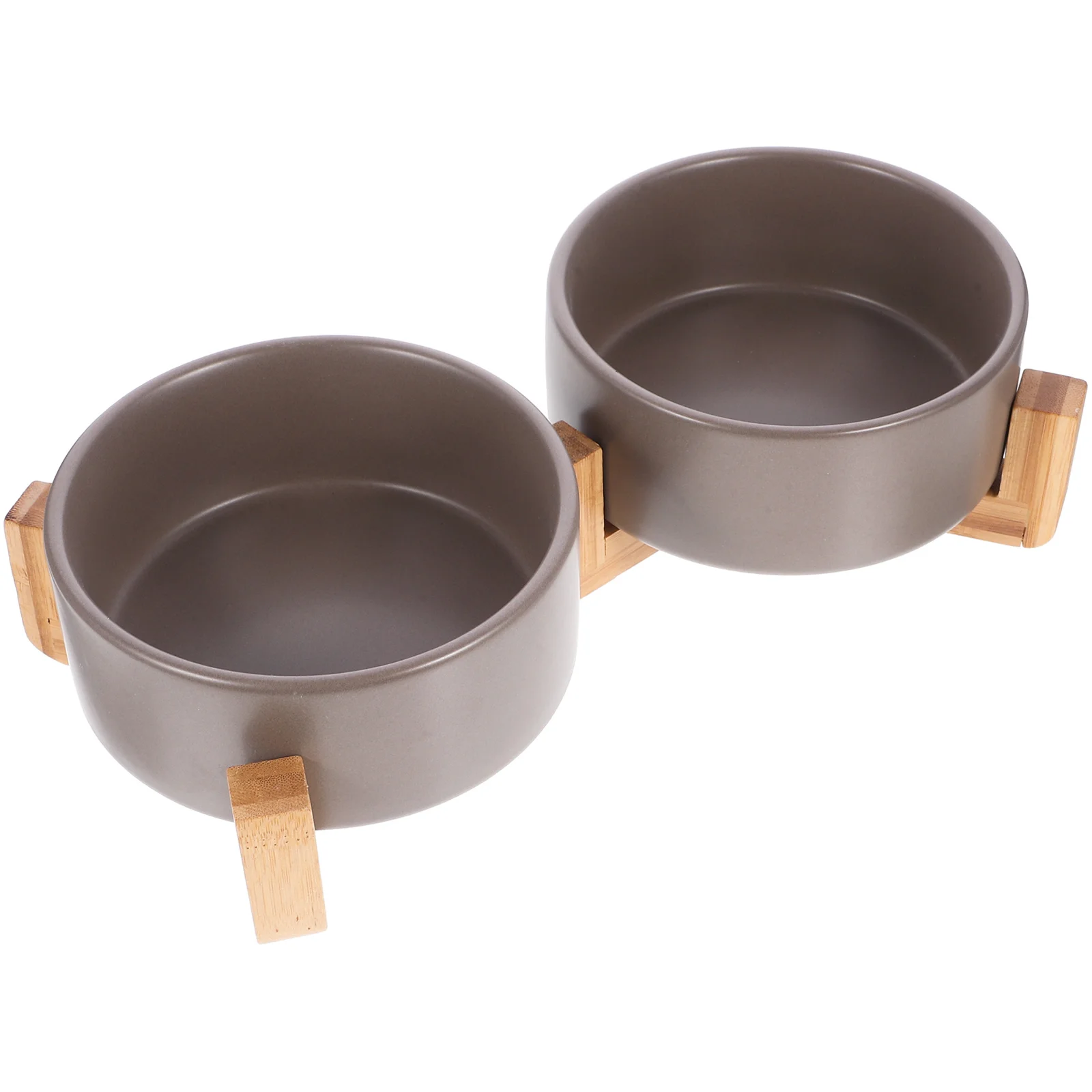 1Set Dual Ceramic Pet Bowl with Wooden Stand Anti Collision Feeder for Cats Small Dogs Modern Design Home Kitchen Safe Material
1Set Dual Ceramic Pet Bowl with Wooden Stand Anti Collision Feeder for Cats Small Dogs Modern Design Home Kitchen Safe Material