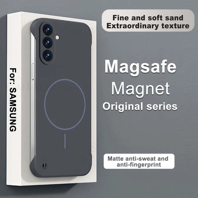 Skin Feel Matte Frameless Tough Case For Samsung A57 A17 A37 A56 A55 A35 A16 A15 A53 A73Hard PC Magnetic Cover Wireless Charging
Skin Feel Matte Frameless Tough Case For Samsung A57 A17 A37 A56 A55 A35 A16 A15 A53 A73Hard PC Magnetic Cover Wireless Charging