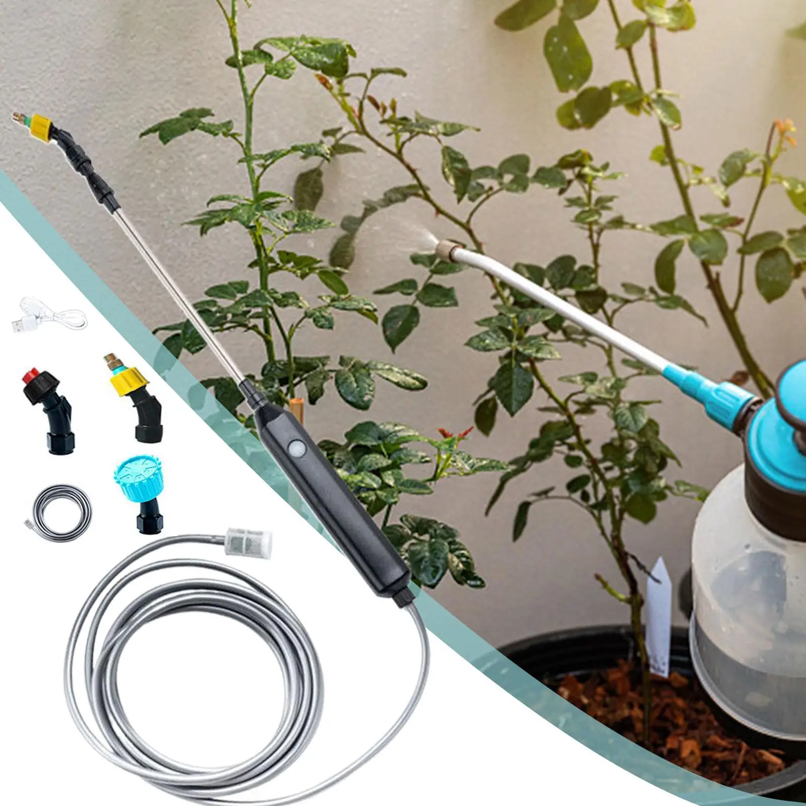 Electric Sprayer Portable Automatic Watering Mister Set Leakproof Irrigation Tools for Outdoors Garden Agricultural Patio Lawn
Electric Sprayer Portable Automatic Watering Mister Set Leakproof Irrigation Tools for Outdoors Garden Agricultural Patio Lawn