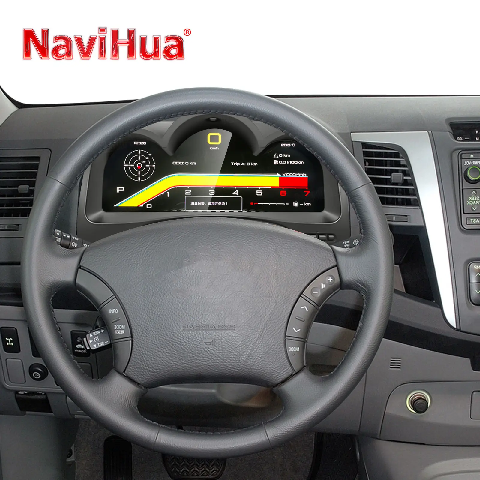 Цифровая приборная панель Navihua для Toyota Fortuner/Hilux Vigo 2005-2015: обновленный ЖК-дисплей, автомобильный спидометр, цифровой кластер на Linux
Цифровая приборная панель Navihua для Toyota Fortuner/Hilux Vigo 2005-2015: обновленный ЖК-дисплей, автомобильный спидометр, цифровой кластер на Linux