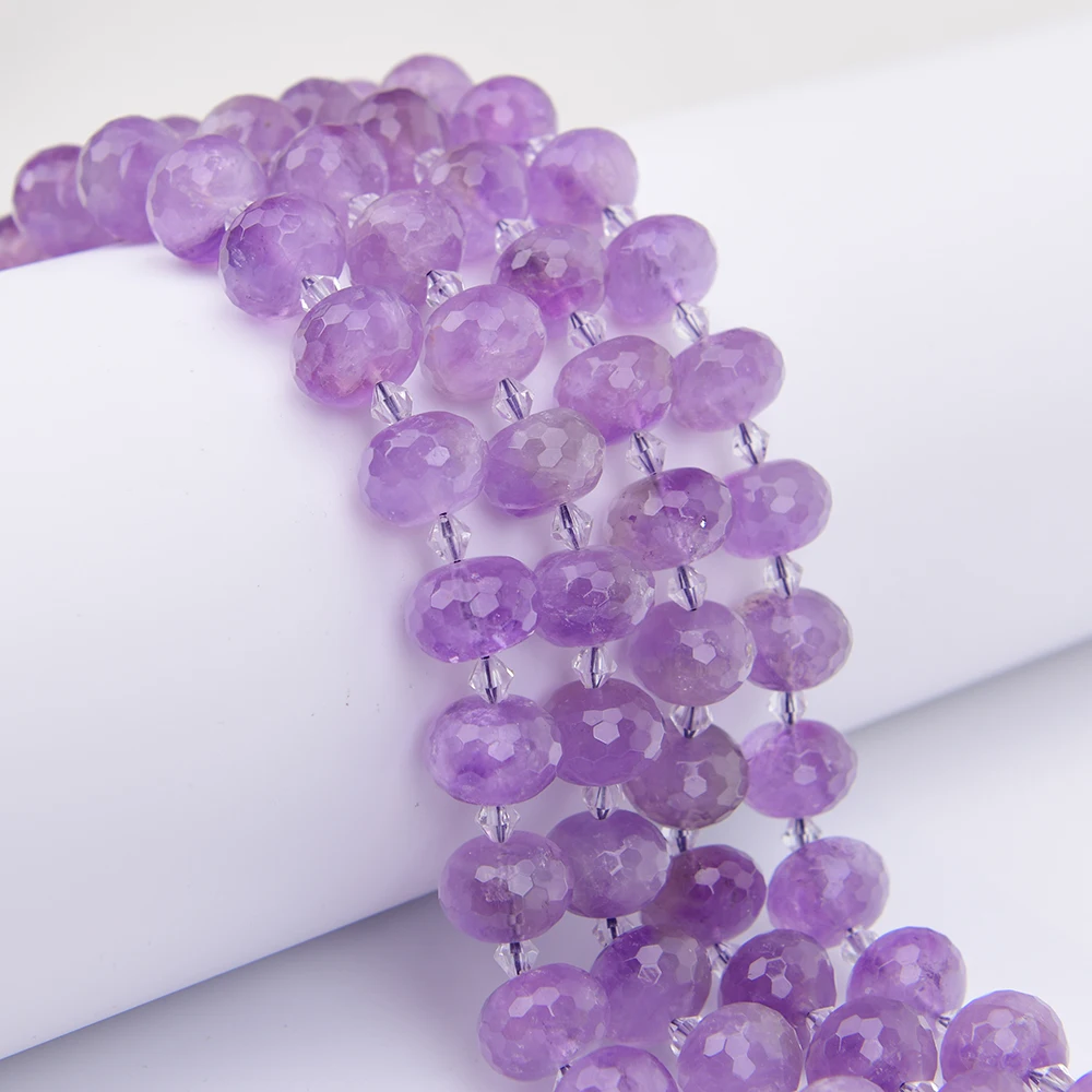 APDGG 13x18mm Natural Purple Amethyst Quartz Faceted Abacus Cutting Nugget Loose Beads 15'' Strand Jewelry Making DIY
APDGG 13x18mm Natural Purple Amethyst Quartz Faceted Abacus Cutting Nugget Loose Beads 15'' Strand Jewelry Making DIY
