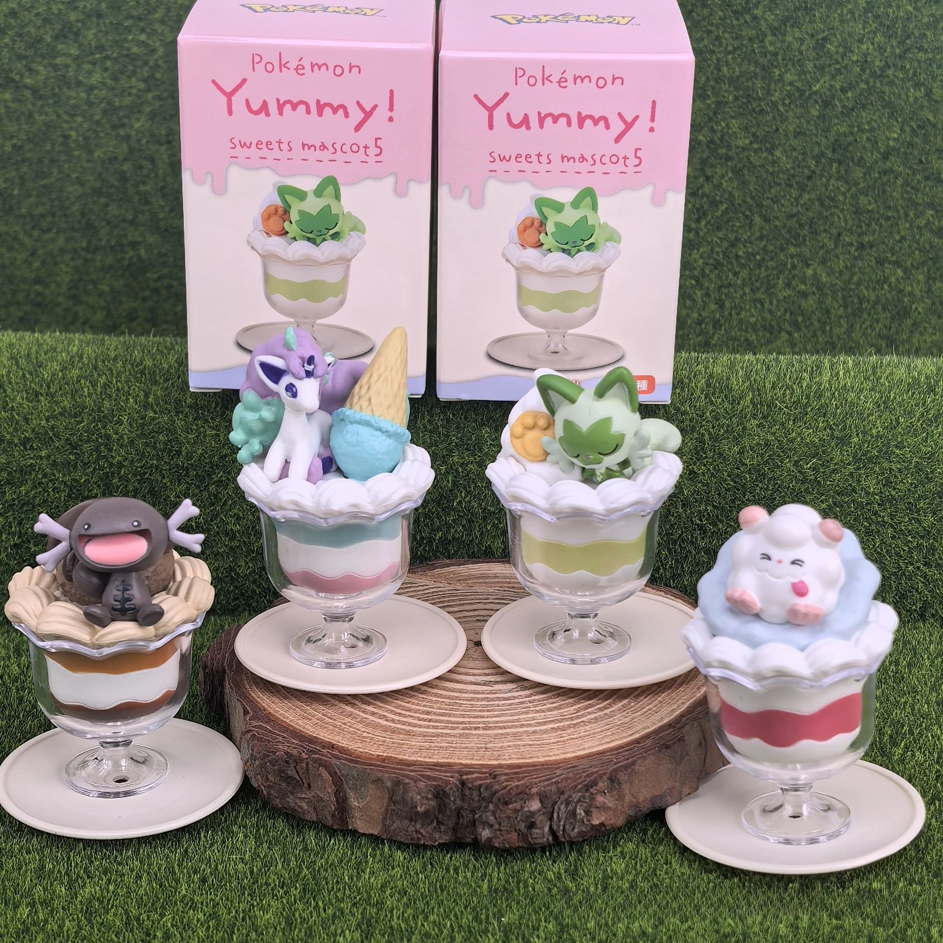 Pokemon Yummy Sweets Macot 5, чашка для мороженого, слепая коробка, игрушки, милая аниме-фигурка, кукла Sprigatito, модель игрушки, коллекционные украшения
Pokemon Yummy Sweets Macot 5, чашка для мороженого, слепая коробка, игрушки, милая аниме-фигурка, кукла Sprigatito, модель игрушки, коллекционные украшения