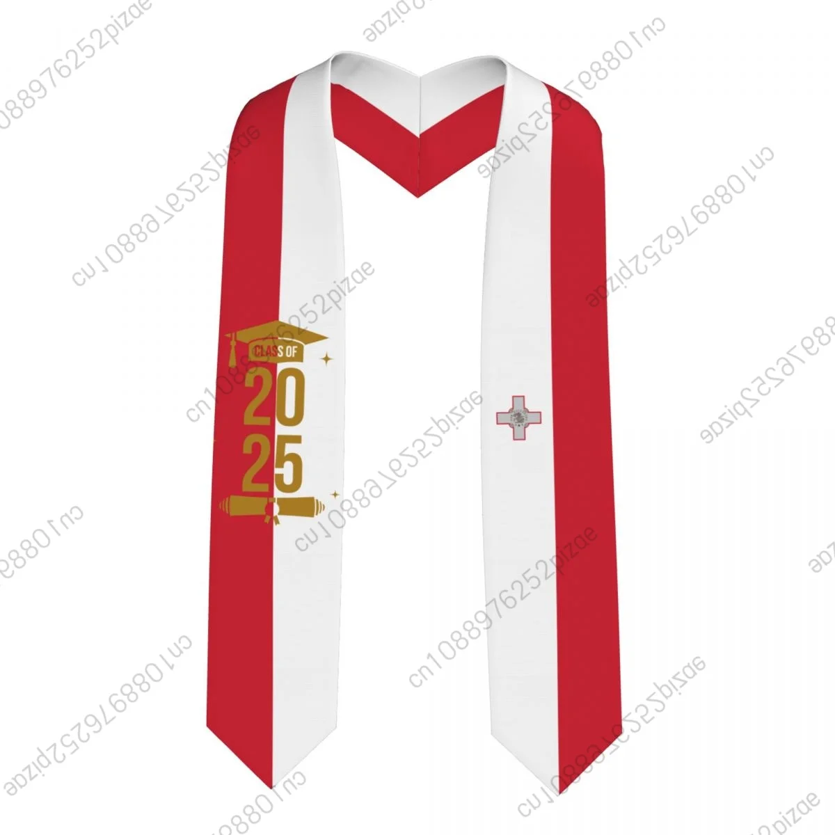 New Malta Flag Class Of 2025 183*13CM Graduation Stole Sash Scarf For International Students Proud
New Malta Flag Class Of 2025 183*13CM Graduation Stole Sash Scarf For International Students Proud