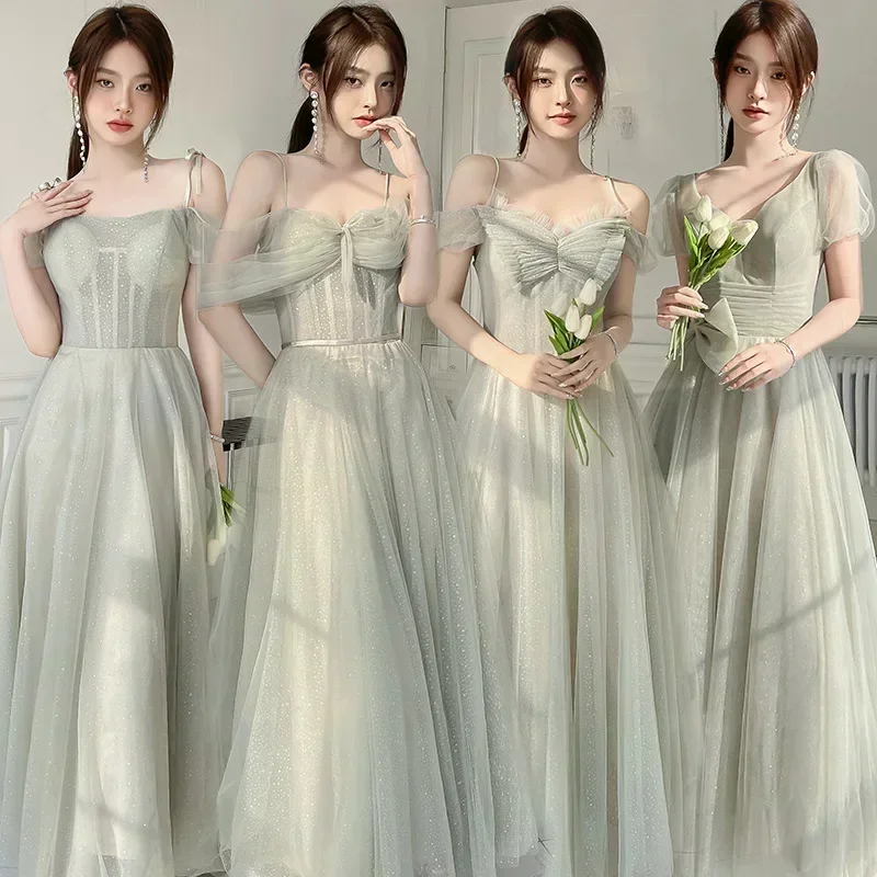 Elegant Bridesmaid Dress Women Fashion Dubai Solid V-neck Short Sleeve Lace-up Women's Wedding Party Evening Dresses Vestidos
Elegant Bridesmaid Dress Women Fashion Dubai Solid V-neck Short Sleeve Lace-up Women's Wedding Party Evening Dresses Vestidos