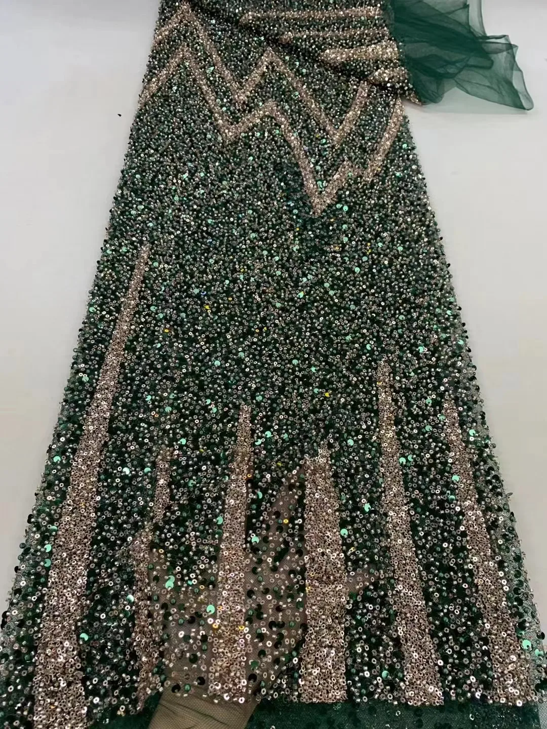 African Heavy Beaded Lace Fabric, French Net Sequins, Embroidery Nigerian Tulle Mesh Lace for Sewing Dress, High Quality, 2024
African Heavy Beaded Lace Fabric, French Net Sequins, Embroidery Nigerian Tulle Mesh Lace for Sewing Dress, High Quality, 2024