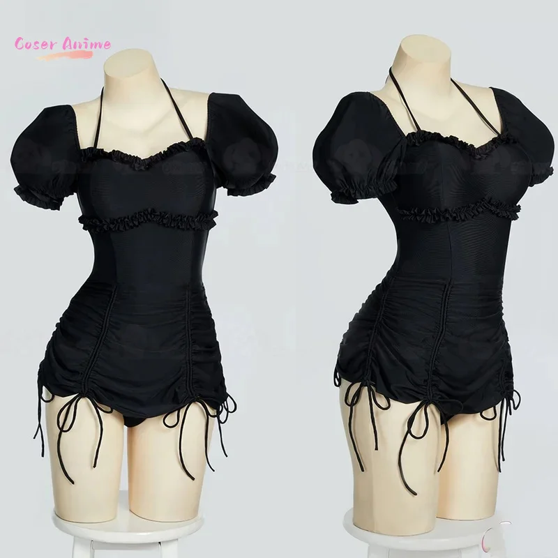 New product Gothic Black Sweetheart Swimsuit - Slimming One-Piece Bathing Suit for Girls
New product Gothic Black Sweetheart Swimsuit - Slimming One-Piece Bathing Suit for Girls