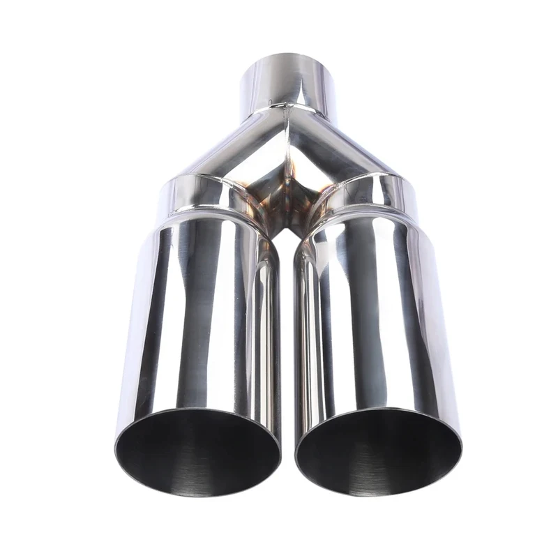 Dual Cylinder Stainless Steel Exhaust Muffler with 63mm Inlet and 76mm Outlet for Car Exhaust System Replacement
Dual Cylinder Stainless Steel Exhaust Muffler with 63mm Inlet and 76mm Outlet for Car Exhaust System Replacement