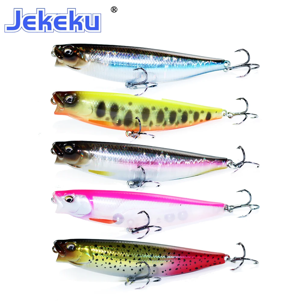 JEKEKU Новинка 1 шт. карандаш Topwater плавающая приманка для рыбалки карандаш 65 мм/Φ 100 мм/10 г искусственная жесткая приманка рыба рыболовные снасти
JEKEKU Новинка 1 шт. карандаш Topwater плавающая приманка для рыбалки карандаш 65 мм/Φ 100 мм/10 г искусственная жесткая приманка рыба рыболовные снасти